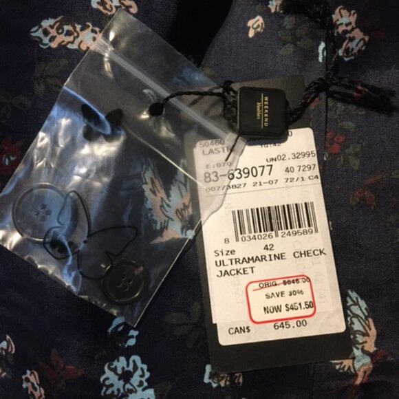 Max Mara Weekend check jacket, IT42 - Picture 10 of 10